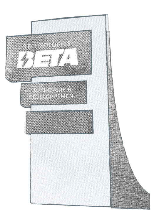 BETA Montreal's entry sign
