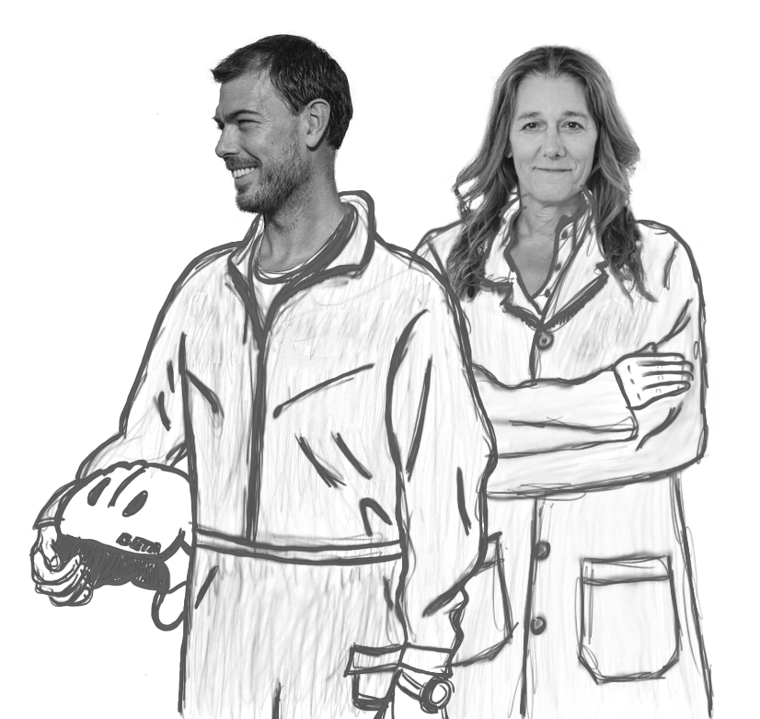 KYLE_AND_MARTINE_AI_EXP-02_BW